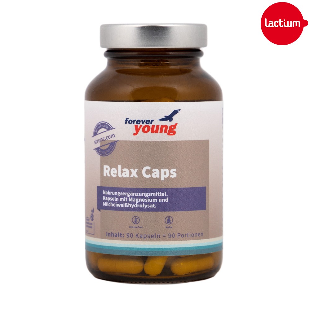 Relax Caps est un complément alimentaire sous forme de gélules qui contient Lactium®