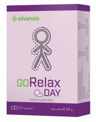 Gorelax Day with Lactium is a dietary supplement that helps maintain emotional balance and well-being